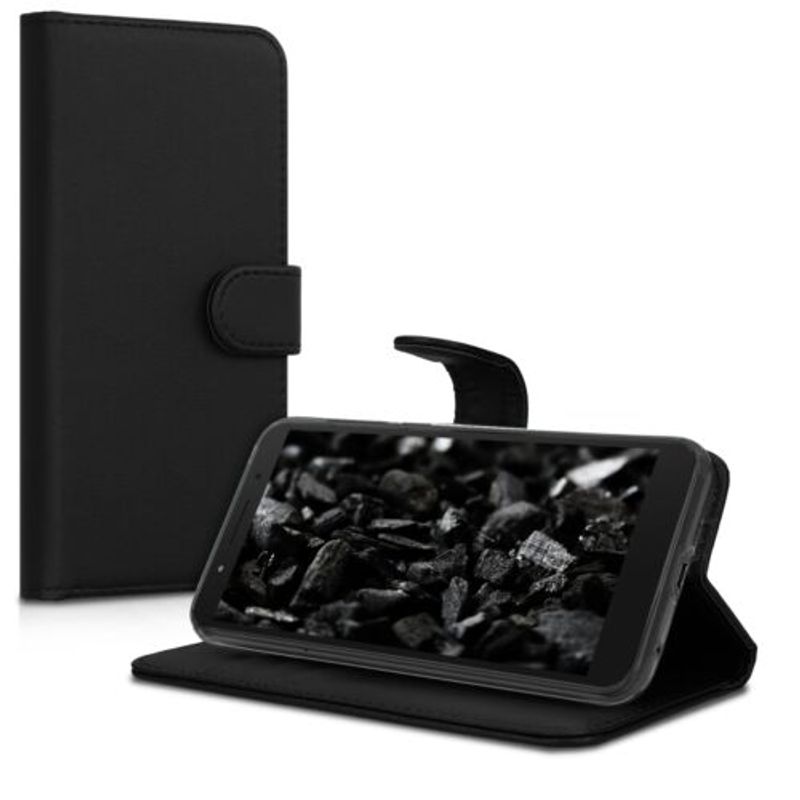 Laptop, Telefoane si Tablete - Telefoane mobile si accesorii - Accesorii Telefoane - Huse telefoane - Husa pentru Alcatel 1C, Piele ecologica, Negru, 44642.01 - Infinity.ro