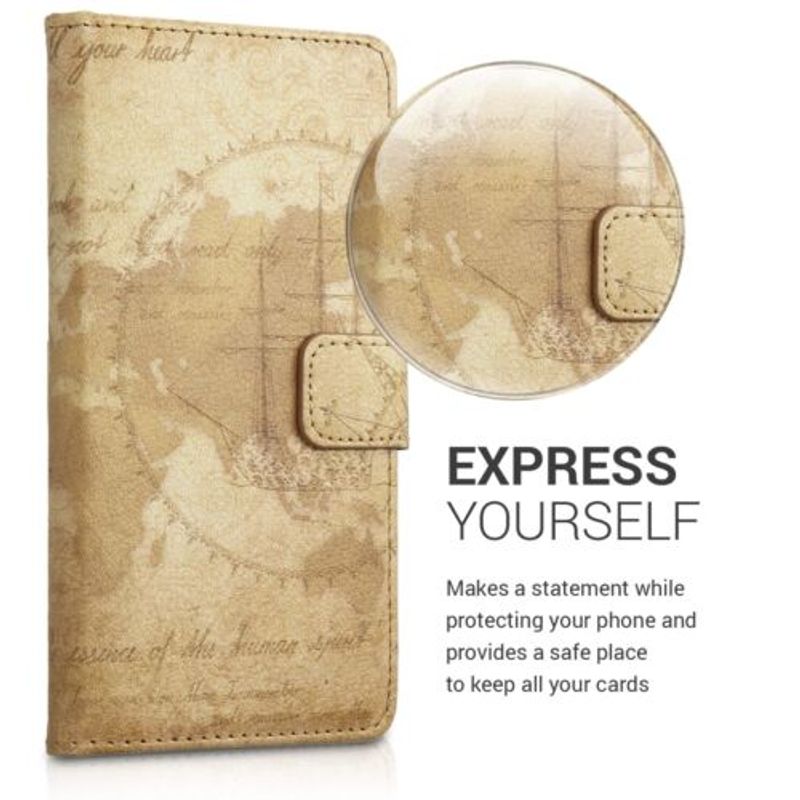 Laptop, Telefoane si Tablete - Telefoane mobile si accesorii - Accesorii Telefoane - Huse telefoane - Husa pentru Wiko Lenny 5, Piele ecologica, Maro, 46462.01 - Infinity.ro