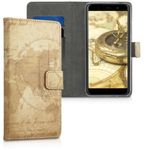 Laptop, Telefoane si Tablete - Telefoane mobile si accesorii - Accesorii Telefoane - Huse telefoane - Husa pentru Wiko Lenny 5, Piele ecologica, Maro, 46462.01 - Infinity.ro