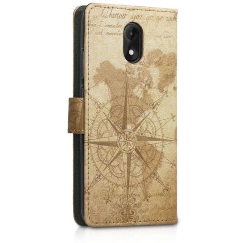 Laptop, Telefoane si Tablete - Telefoane mobile si accesorii - Accesorii Telefoane - Huse telefoane - Husa pentru Wiko Lenny 5, Piele ecologica, Maro, 46462.01 - Infinity.ro