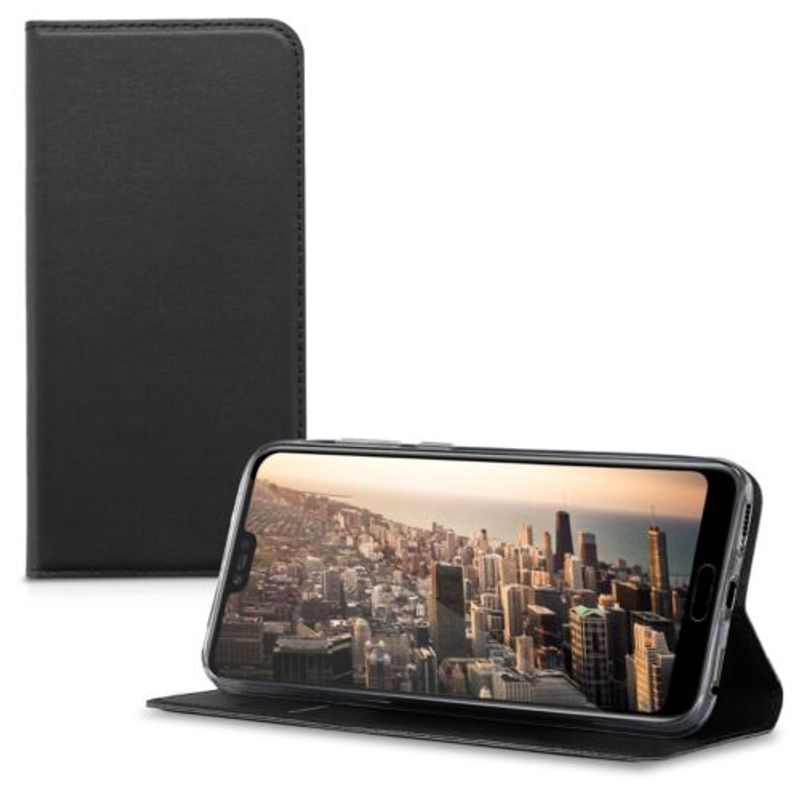 Laptop, Telefoane si Tablete - Telefoane mobile si accesorii - Accesorii Telefoane - Huse telefoane - Husa pentru Huawei Honor 10, Piele ecologica, Negru, 44885.01 - Infinity.ro