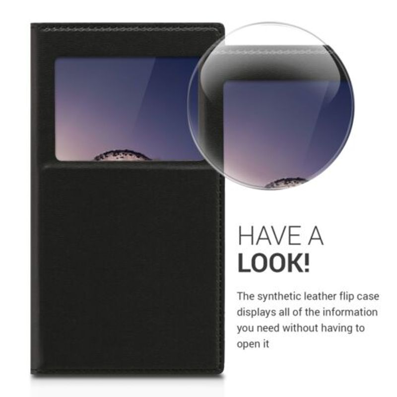 Laptop, Telefoane si Tablete - Telefoane mobile si accesorii - Accesorii Telefoane - Huse telefoane - Husa pentru Sony Xperia L2, Piele ecologica, Negru, 44287.01 - Infinity.ro