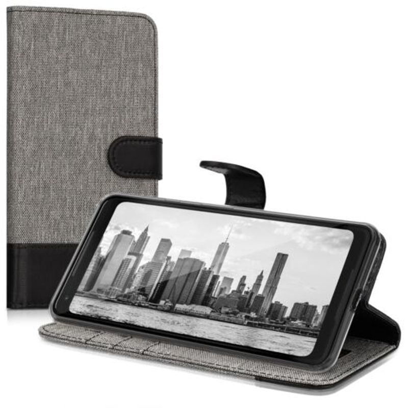 Laptop, Telefoane si Tablete - Telefoane mobile si accesorii - Accesorii Telefoane - Huse telefoane - Husa pentru Google Pixel 2 XL, Textil, Gri, 43355.22 - Infinity.ro