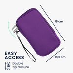 Laptop, Telefoane si Tablete - Telefoane mobile si accesorii - Accesorii Telefoane - Huse telefoane - Husa Universala pentru telefon L, 6,5 inch, Neopren, Mov, 46188.3.38 - Infinity.ro