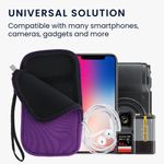 Laptop, Telefoane si Tablete - Telefoane mobile si accesorii - Accesorii Telefoane - Huse telefoane - Husa Universala pentru telefon L, 6,5 inch, Neopren, Mov, 46188.3.38 - Infinity.ro