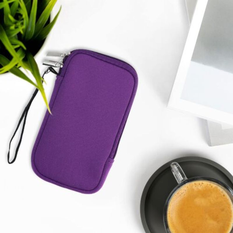 Laptop, Telefoane si Tablete - Telefoane mobile si accesorii - Accesorii Telefoane - Huse telefoane - Husa Universala pentru telefon L, 6,5 inch, Neopren, Mov, 46188.3.38 - Infinity.ro