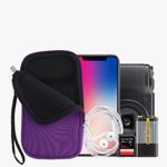 Laptop, Telefoane si Tablete - Telefoane mobile si accesorii - Accesorii Telefoane - Huse telefoane - Husa Universala pentru telefon L, 6,5 inch, Neopren, Mov, 46188.3.38 - Infinity.ro