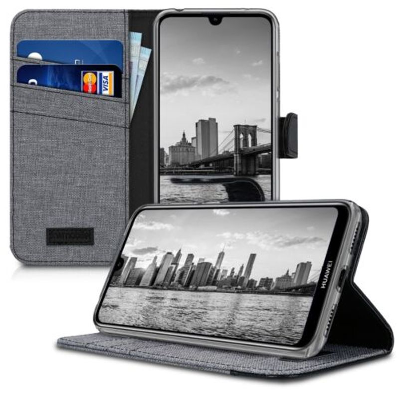 Laptop, Telefoane si Tablete - Telefoane mobile si accesorii - Accesorii Telefoane - Huse telefoane - Husa pentru Huawei Y7 Pro (2019), Textil, Gri, 48369.01 - Infinity.ro