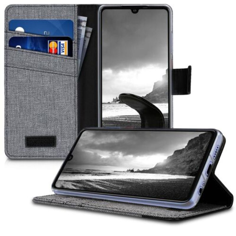 Laptop, Telefoane si Tablete - Telefoane mobile si accesorii - Accesorii Telefoane - Huse telefoane - Husa pentru Huawei P30, Textil, Gri, 47417.01 - Infinity.ro