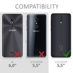 Laptop, Telefoane si Tablete - Telefoane mobile si accesorii - Accesorii Telefoane - Huse telefoane - Husa pentru Alcatel 3 (2019)/3L (2019), Textil, Gri, 48095.22 - Infinity.ro