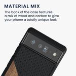 Laptop, Telefoane si Tablete - Telefoane mobile si accesorii - Accesorii Telefoane - Huse telefoane - Husa pentru Google Pixel 6 Pro, Lemn, Maro, 56619.01, Kwmobile - Infinity.ro