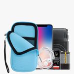 Laptop, Telefoane si Tablete - Telefoane mobile si accesorii - Accesorii Telefoane - Huse telefoane - Husa Universala pentru telefon XL, 6,8 inch, Neopren, Albastru, 46188.4.23, Kwmobile - Infinity.ro