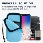 Laptop, Telefoane si Tablete - Telefoane mobile si accesorii - Accesorii Telefoane - Huse telefoane - Husa Universala pentru telefon XL, 6,8 inch, Neopren, Albastru, 46188.4.23, Kwmobile - Infinity.ro