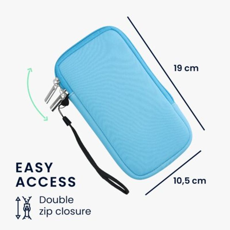 Laptop, Telefoane si Tablete - Telefoane mobile si accesorii - Accesorii Telefoane - Huse telefoane - Husa Universala pentru telefon XL, 6,8 inch, Neopren, Albastru, 46188.4.23, Kwmobile - Infinity.ro