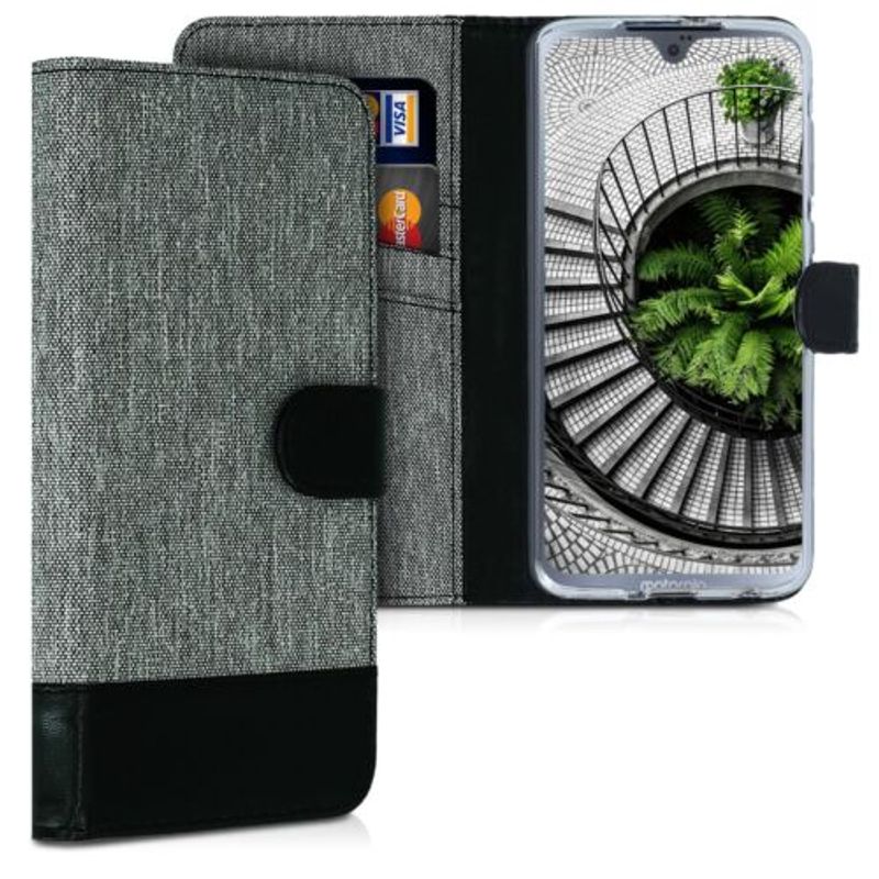 Laptop, Telefoane si Tablete - Telefoane mobile si accesorii - Accesorii Telefoane - Huse telefoane - Husa pentru Motorola Moto G7/Moto G7 Plus, Textil, Gri, 47487.01 - Infinity.ro
