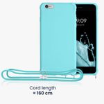 Laptop, Telefoane si Tablete - Telefoane mobile si accesorii - Accesorii Telefoane - Huse telefoane - Husa pentru Apple iPhone 6 Plus/iPhone 6s Plus, Silicon, Verde, 56274.23, Kwmobile - Infinity.ro