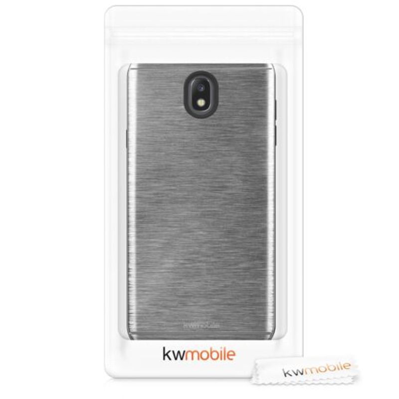 Laptop, Telefoane si Tablete - Telefoane mobile si accesorii - Accesorii Telefoane - Huse telefoane - Husa pentru Samsung Galaxy J7 (2017), Aluminiu, Silver, 43024.35 - Infinity.ro