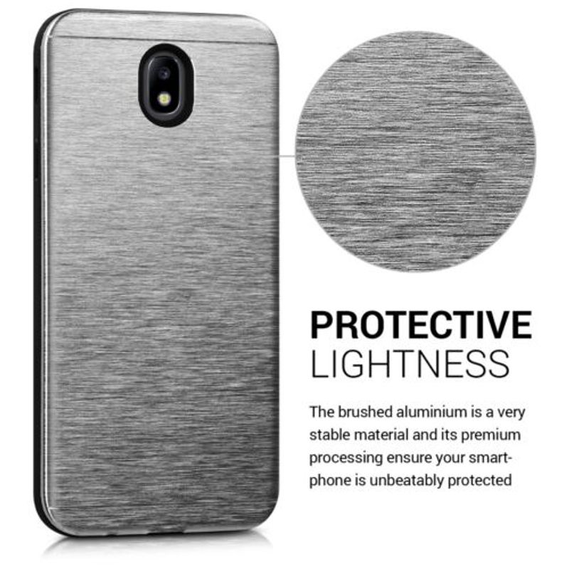Laptop, Telefoane si Tablete - Telefoane mobile si accesorii - Accesorii Telefoane - Huse telefoane - Husa pentru Samsung Galaxy J7 (2017), Aluminiu, Silver, 43024.35 - Infinity.ro