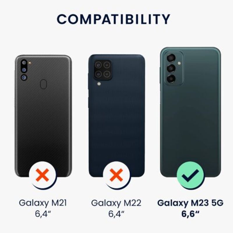 Laptop, Telefoane si Tablete - Telefoane mobile si accesorii - Accesorii Telefoane - Huse telefoane - Husa Kwmobile pentru Samsung Galaxy M23 5G, Silicon, Albastru, 57824.202 - Infinity.ro