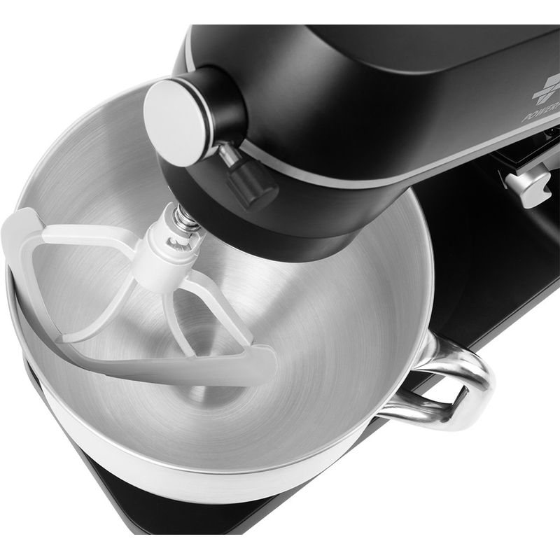 Electronice si Electrocasnice - Electrocasnice bucatarie - Mixere, tocatoare & roboti de bucatarie - Roboti de bucatarie - Robot de bucatarie ECG FORZA 6600 Metallo Nero, 1800 W, 6,5 litri, afisaj LED, sistem de amestecare planetar - Infinity.ro