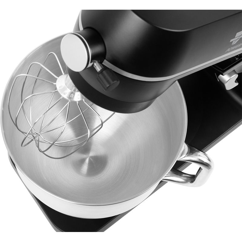 Electronice si Electrocasnice - Electrocasnice bucatarie - Mixere, tocatoare & roboti de bucatarie - Roboti de bucatarie - Robot de bucatarie ECG FORZA 6600 Metallo Nero, 1800 W, 6,5 litri, afisaj LED, sistem de amestecare planetar - Infinity.ro