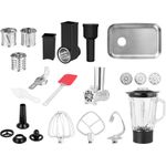 Electronice si Electrocasnice - Electrocasnice bucatarie - Mixere, tocatoare & roboti de bucatarie - Roboti de bucatarie - Robot de bucatarie ECG FORZA 5500 Giorno Bianco, 1500 W, 6,5 litri, panou de control tactil, sistem de amestecare planetar - Infinity.ro