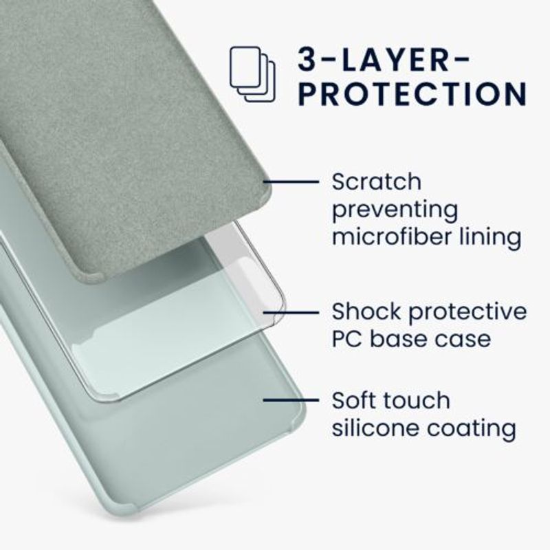 Laptop, Telefoane si Tablete - Telefoane mobile si accesorii - Accesorii Telefoane - Huse telefoane - Husa kwmobile pentru OnePlus Nord N300, Silicon, Verde, 60424.200 - Infinity.ro