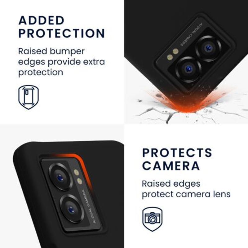 Laptop, Telefoane si Tablete - Telefoane mobile si accesorii - Accesorii Telefoane - Huse telefoane - Husa kwmobile pentru OnePlus Nord N300, Silicon, Negru, 60424.01 - Infinity.ro