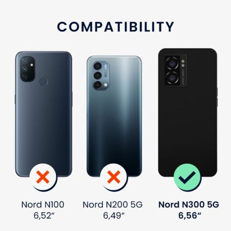 Laptop, Telefoane si Tablete - Telefoane mobile si accesorii - Accesorii Telefoane - Huse telefoane - Husa kwmobile pentru OnePlus Nord N300, Silicon, Negru, 60424.01 - Infinity.ro