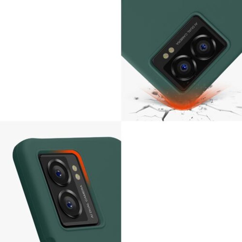 Laptop, Telefoane si Tablete - Telefoane mobile si accesorii - Accesorii Telefoane - Huse telefoane - Husa kwmobile pentru OnePlus Nord N300, Silicon, Verde, 60424.166 - Infinity.ro