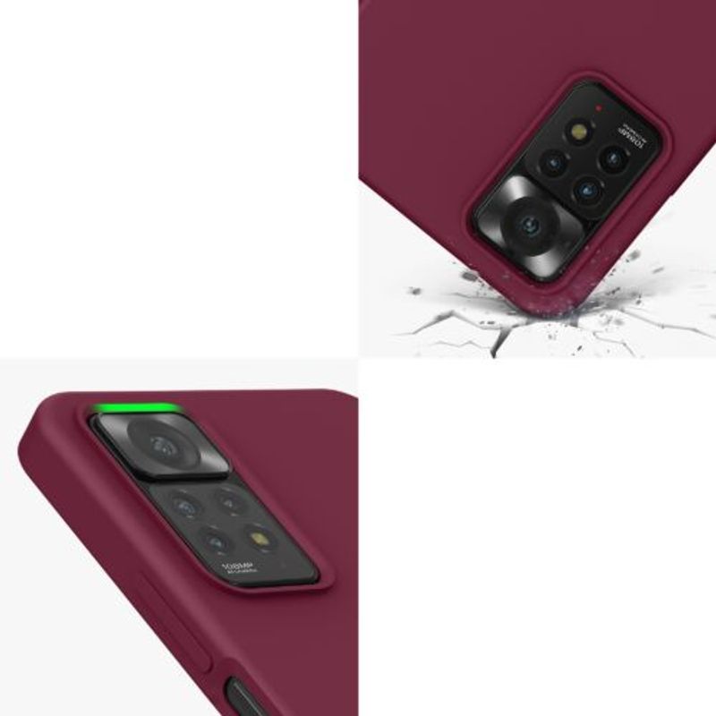 Laptop, Telefoane si Tablete - Telefoane mobile si accesorii - Accesorii Telefoane - Huse telefoane - Husa Kwmobile pentru Xiaomi Redmi Note 11 Pro/Redmi Note 11 Pro 5G, Silicon, Violet, 57373.190 - Infinity.ro
