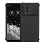 Laptop, Telefoane si Tablete - Telefoane mobile si accesorii - Accesorii Telefoane - Huse telefoane - Husa Kwmobile pentru Samsung Galaxy A52/Galaxy A52 5G/Galaxy A52s 5G, Silicon, Negru, 58682.01 - Infinity.ro