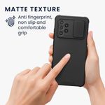 Laptop, Telefoane si Tablete - Telefoane mobile si accesorii - Accesorii Telefoane - Huse telefoane - Husa Kwmobile pentru Samsung Galaxy A52/Galaxy A52 5G/Galaxy A52s 5G, Silicon, Negru, 58682.01 - Infinity.ro