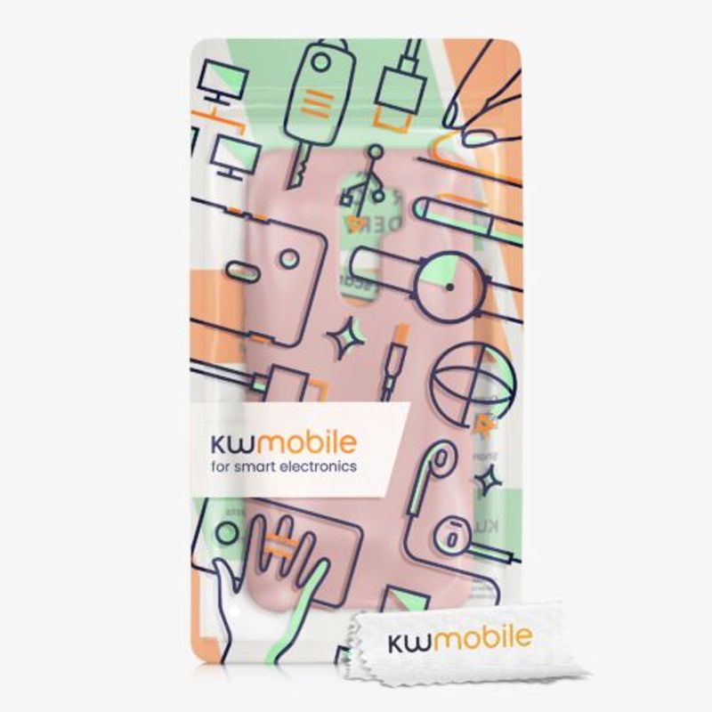 Laptop, Telefoane si Tablete - Telefoane mobile si accesorii - Accesorii Telefoane - Huse telefoane - Husa Kwmobile pentru Xiaomi Redmi Note 8 Pro, Silicon, Roz, 50248.193 - Infinity.ro