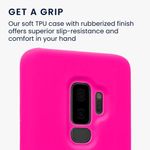 Laptop, Telefoane si Tablete - Telefoane mobile si accesorii - Accesorii Telefoane - Huse telefoane - Husa Kwmobile pentru Samsung Galaxy S9 Plus, Silicon, Roz, 44183.77 - Infinity.ro