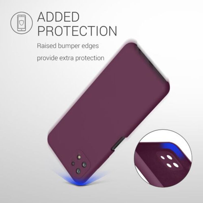 Laptop, Telefoane si Tablete - Telefoane mobile si accesorii - Accesorii Telefoane - Huse telefoane - Husa Kwmobile pentru Samsung Galaxy A22 5G, Silicon, Violet, 55489.187 - Infinity.ro