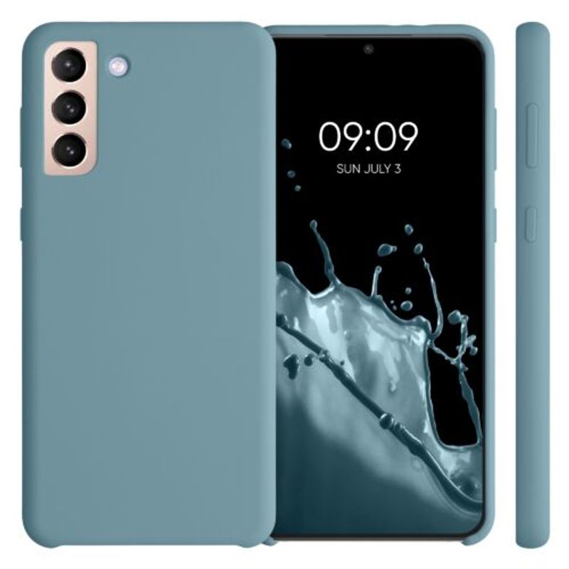 Laptop, Telefoane si Tablete - Telefoane mobile si accesorii - Accesorii Telefoane - Huse telefoane - Husa pentru Samsung Galaxy S21 Plus, Silicon, Albastru, 54066.206 - Infinity.ro