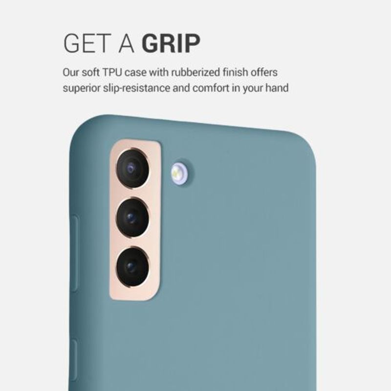 Laptop, Telefoane si Tablete - Telefoane mobile si accesorii - Accesorii Telefoane - Huse telefoane - Husa pentru Samsung Galaxy S21 Plus, Silicon, Albastru, 54066.206 - Infinity.ro