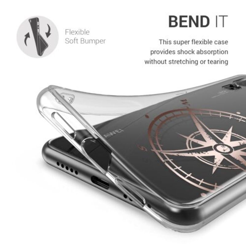 Laptop, Telefoane si Tablete - Telefoane mobile si accesorii - Accesorii Telefoane - Huse telefoane - Husa pentru Huawei P20, Silicon, Rose Gold, 44215.08 - Infinity.ro