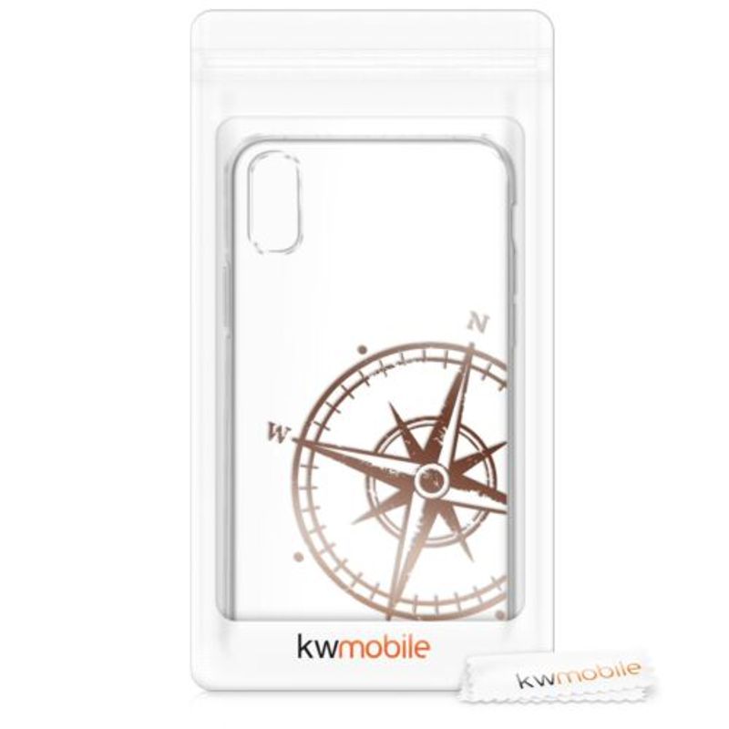 Laptop, Telefoane si Tablete - Telefoane mobile si accesorii - Accesorii Telefoane - Huse telefoane - Husa pentru Apple iPhone X/iPhone XS, Silicon, Rose Gold, 42505.11 - Infinity.ro