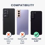 Laptop, Telefoane si Tablete - Telefoane mobile si accesorii - Accesorii Telefoane - Huse telefoane - Husa pentru Samsung Galaxy S22, Silicon, Albastru, 56756.168, Kwmobile - Infinity.ro