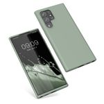 Laptop, Telefoane si Tablete - Telefoane mobile si accesorii - Accesorii Telefoane - Huse telefoane - Husa Kwmobile pentru Samsung Galaxy S22 Ultra, Silicon, Verde, 56765.172 - Infinity.ro