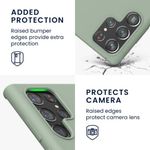 Laptop, Telefoane si Tablete - Telefoane mobile si accesorii - Accesorii Telefoane - Huse telefoane - Husa Kwmobile pentru Samsung Galaxy S22 Ultra, Silicon, Verde, 56765.172 - Infinity.ro