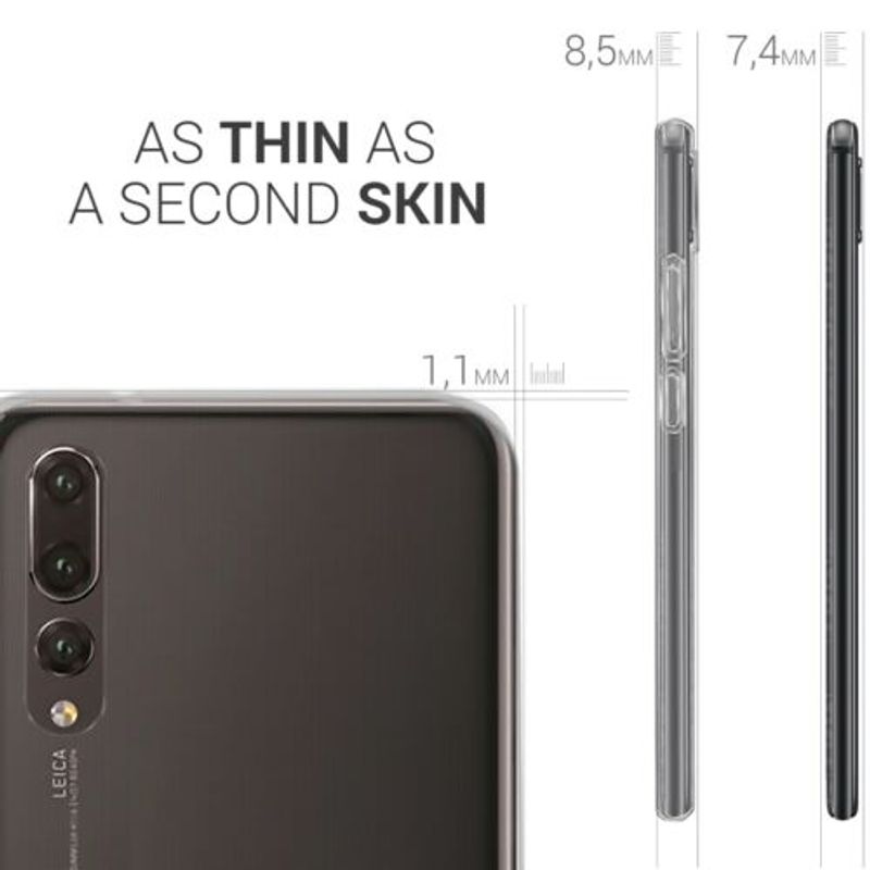 Laptop, Telefoane si Tablete - Telefoane mobile si accesorii - Accesorii Telefoane - Huse telefoane - Husa pentru Huawei P20 Pro, Silicon, Transparent, 44222.03 - Infinity.ro