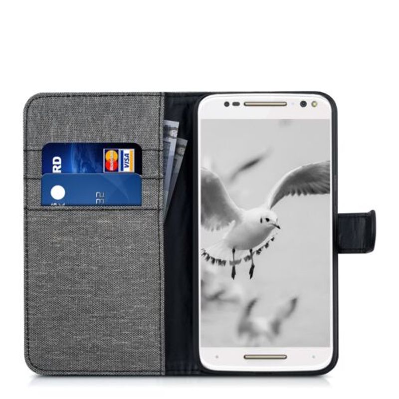 Laptop, Telefoane si Tablete - Telefoane mobile si accesorii - Accesorii Telefoane - Huse telefoane - Husa pentru Motorola Moto X Style, Textil, Gri, 38313.22 - Infinity.ro