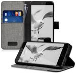 Laptop, Telefoane si Tablete - Telefoane mobile si accesorii - Accesorii Telefoane - Huse telefoane - Husa pentru Wileyfox Swift 2, Textil, Gri, 41644.01 - Infinity.ro