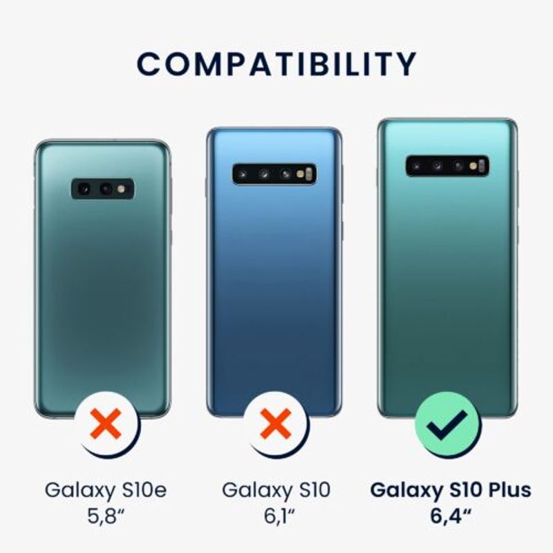 Laptop, Telefoane si Tablete - Telefoane mobile si accesorii - Accesorii Telefoane - Huse telefoane - Husa kwmobile pentru Samsung Galaxy S10 Plus, Silicon, Crem, 49028.125 - Infinity.ro