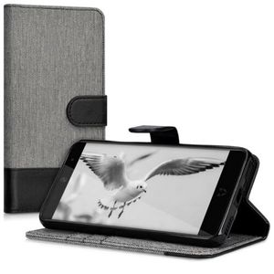 Husa pentru Wileyfox Swift 2, Textil, Gri, 41644.01