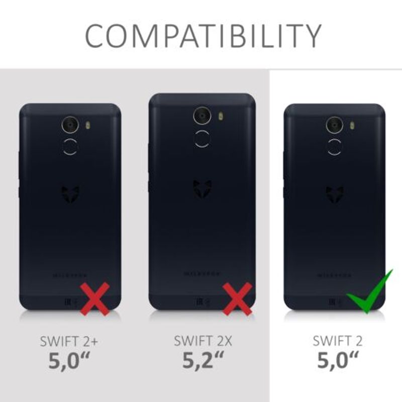 Laptop, Telefoane si Tablete - Telefoane mobile si accesorii - Accesorii Telefoane - Huse telefoane - Husa pentru Wileyfox Swift 2, Textil, Gri, 41644.01 - Infinity.ro