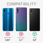Laptop, Telefoane si Tablete - Telefoane mobile si accesorii - Accesorii Telefoane - Huse telefoane - Husa pentru Huawei P20, Silicon, Albastru, 45689.182, Kwmobile - Infinity.ro